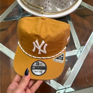 New Era Golden Brown Cap with White Logo